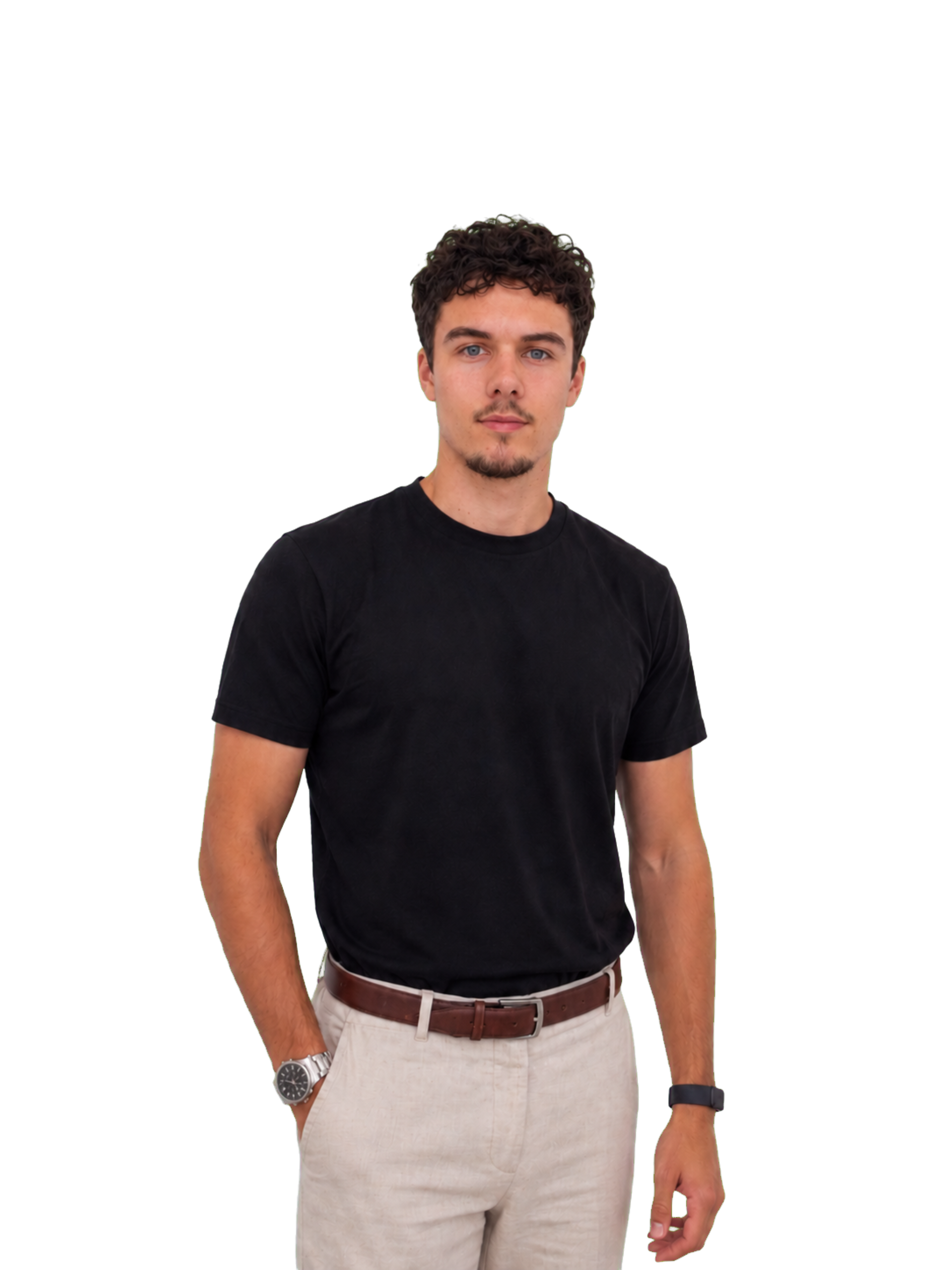 Paul Richter in schwarzem T-Shirt